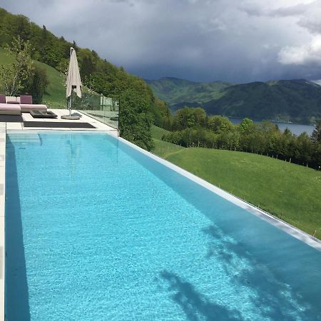 Attersee Luxury Design Villa With Dream Views, Large Pool And Sauna Nussdorf am Attersee Eksteriør billede
