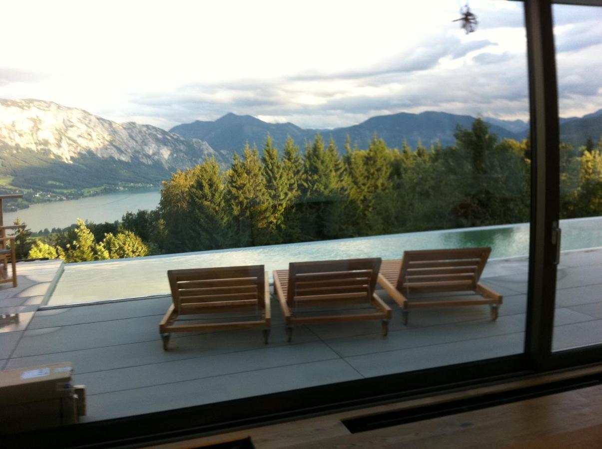 Attersee Luxury Design Villa With Dream Views, Large Pool And Sauna Nussdorf am Attersee Eksteriør billede