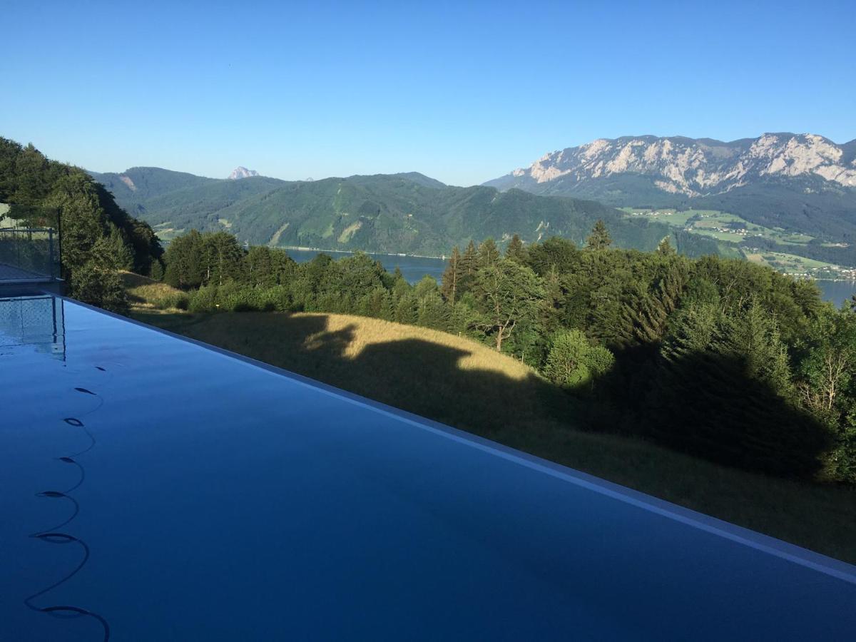 Attersee Luxury Design Villa With Dream Views, Large Pool And Sauna Nussdorf am Attersee Eksteriør billede