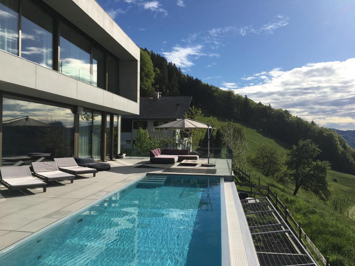 Attersee Luxury Design Villa With Dream Views, Large Pool And Sauna Nussdorf am Attersee Eksteriør billede