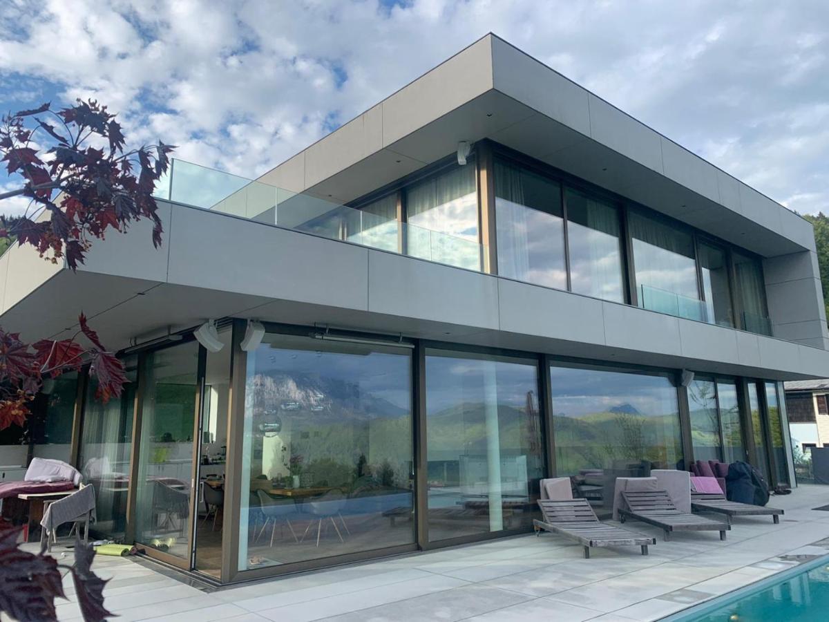 Attersee Luxury Design Villa With Dream Views, Large Pool And Sauna Nussdorf am Attersee Eksteriør billede