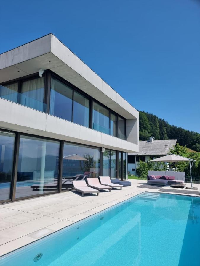 Attersee Luxury Design Villa With Dream Views, Large Pool And Sauna Nussdorf am Attersee Eksteriør billede