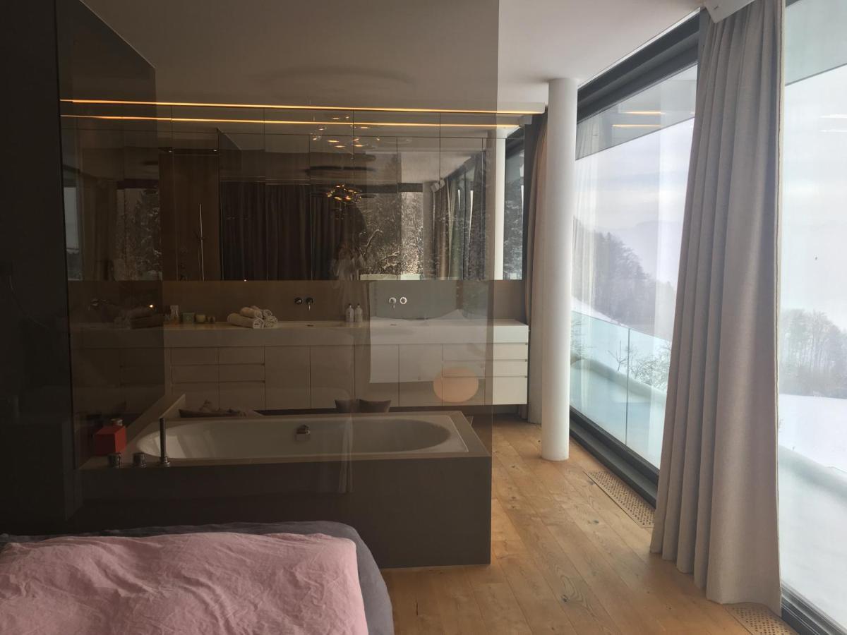 Attersee Luxury Design Villa With Dream Views, Large Pool And Sauna Nussdorf am Attersee Eksteriør billede